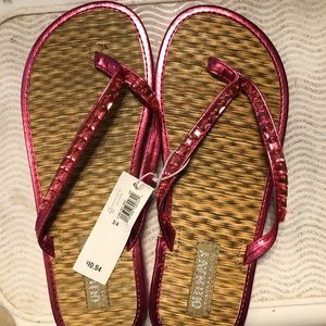 Pink jewels on the straps